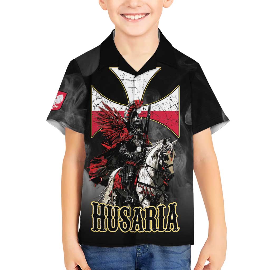 Polish Winged Hussars Family Matching Tank Maxi Dress and Hawaiian Shirt Husaria Poland Pride Knight Armor