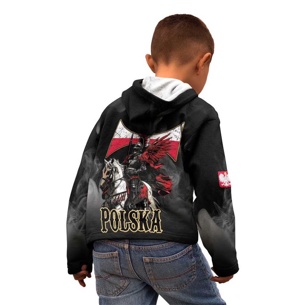 Polish Winged Hussars Kid Hoodie Husaria Poland Pride Knight Armor