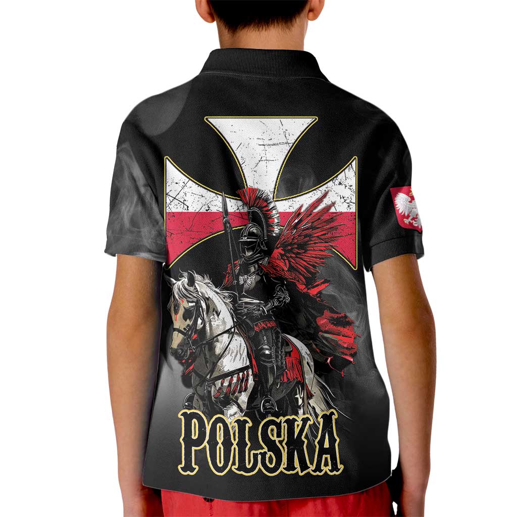 Polish Winged Hussars Kid Polo Shirt Husaria Poland Pride Knight Armor