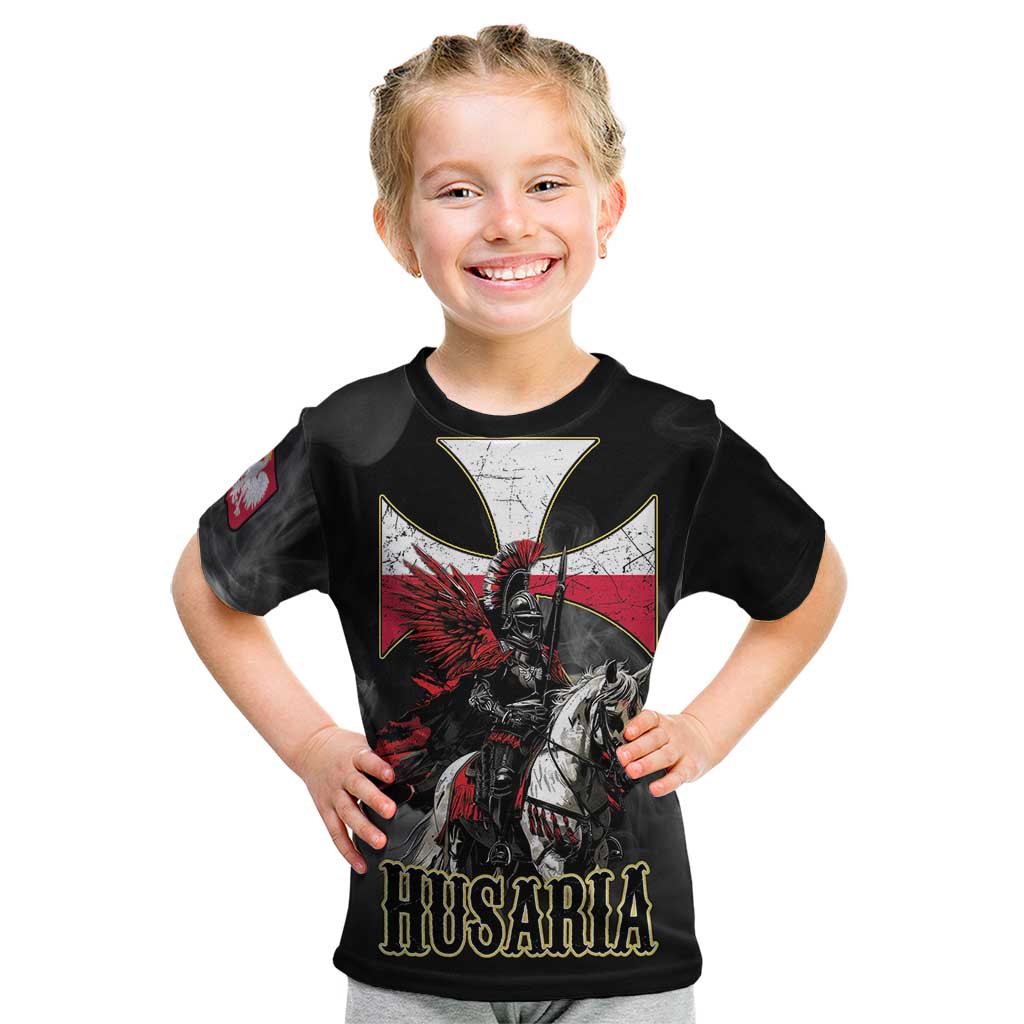 Polish Winged Hussars Kid T Shirt Husaria Poland Pride Knight Armor