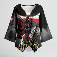 Polish Winged Hussars Kimono Sleeve Blouse Husaria Poland Pride Knight Armor