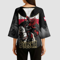 Polish Winged Hussars Kimono Sleeve Blouse Husaria Poland Pride Knight Armor