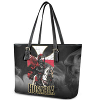 Polish Winged Hussars Leather Tote Bag Husaria Poland Pride Knight Armor
