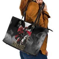 Polish Winged Hussars Leather Tote Bag Husaria Poland Pride Knight Armor