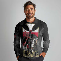 Polish Winged Hussars Long Sleeve Polo Shirt Husaria Poland Pride Knight Armor