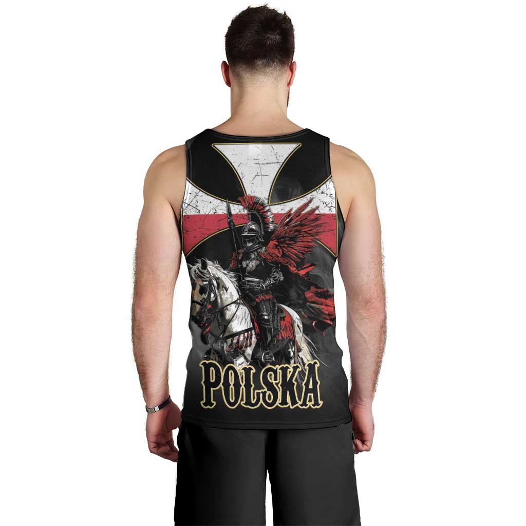 Polish Winged Hussars Men Tank Top Husaria Poland Pride Knight Armor