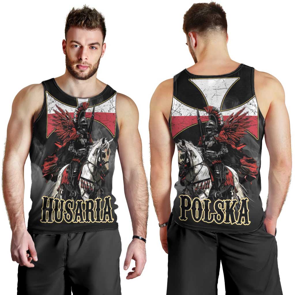 Polish Winged Hussars Men Tank Top Husaria Poland Pride Knight Armor