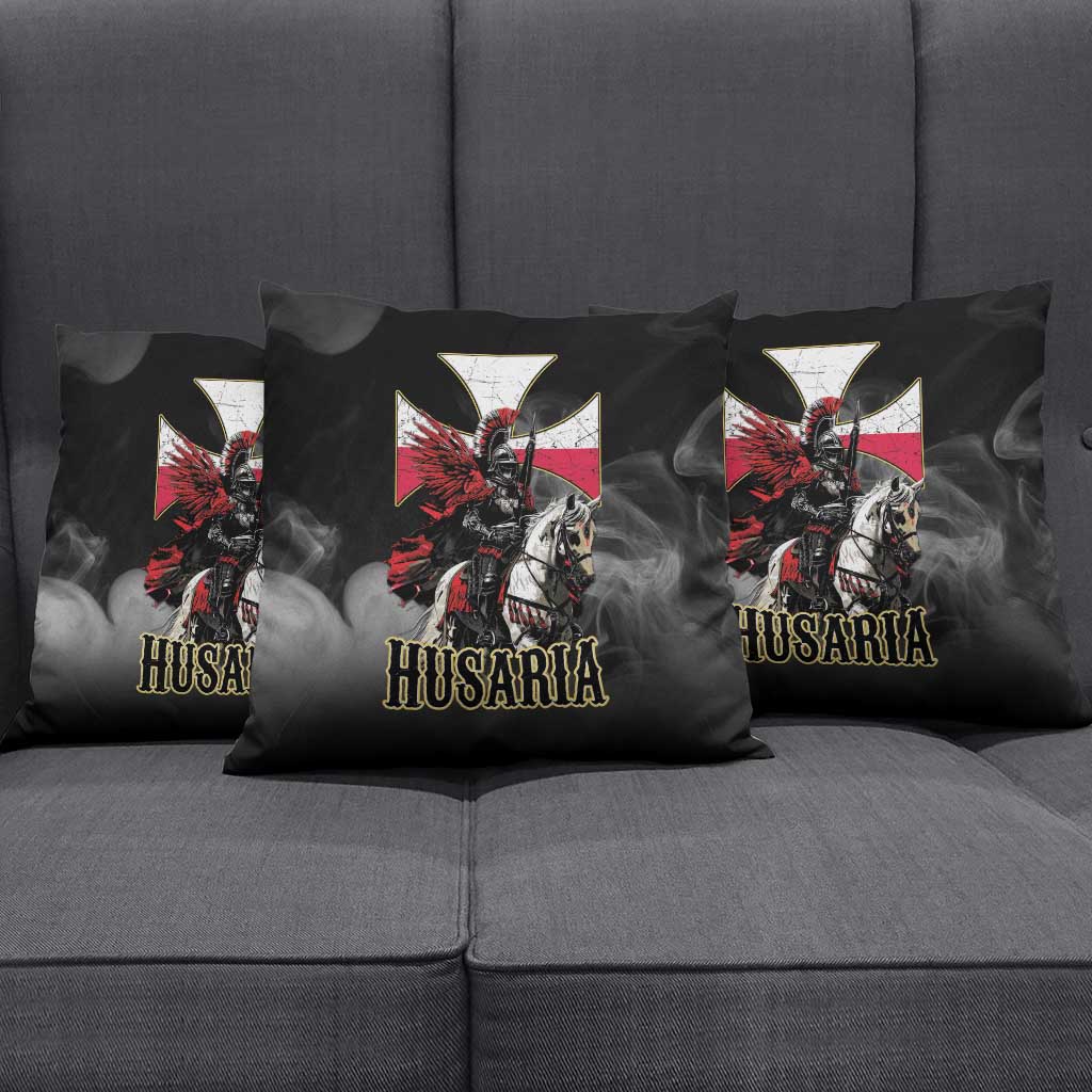 Polish Winged Hussars Pillow Cover Husaria Poland Pride Knight Armor