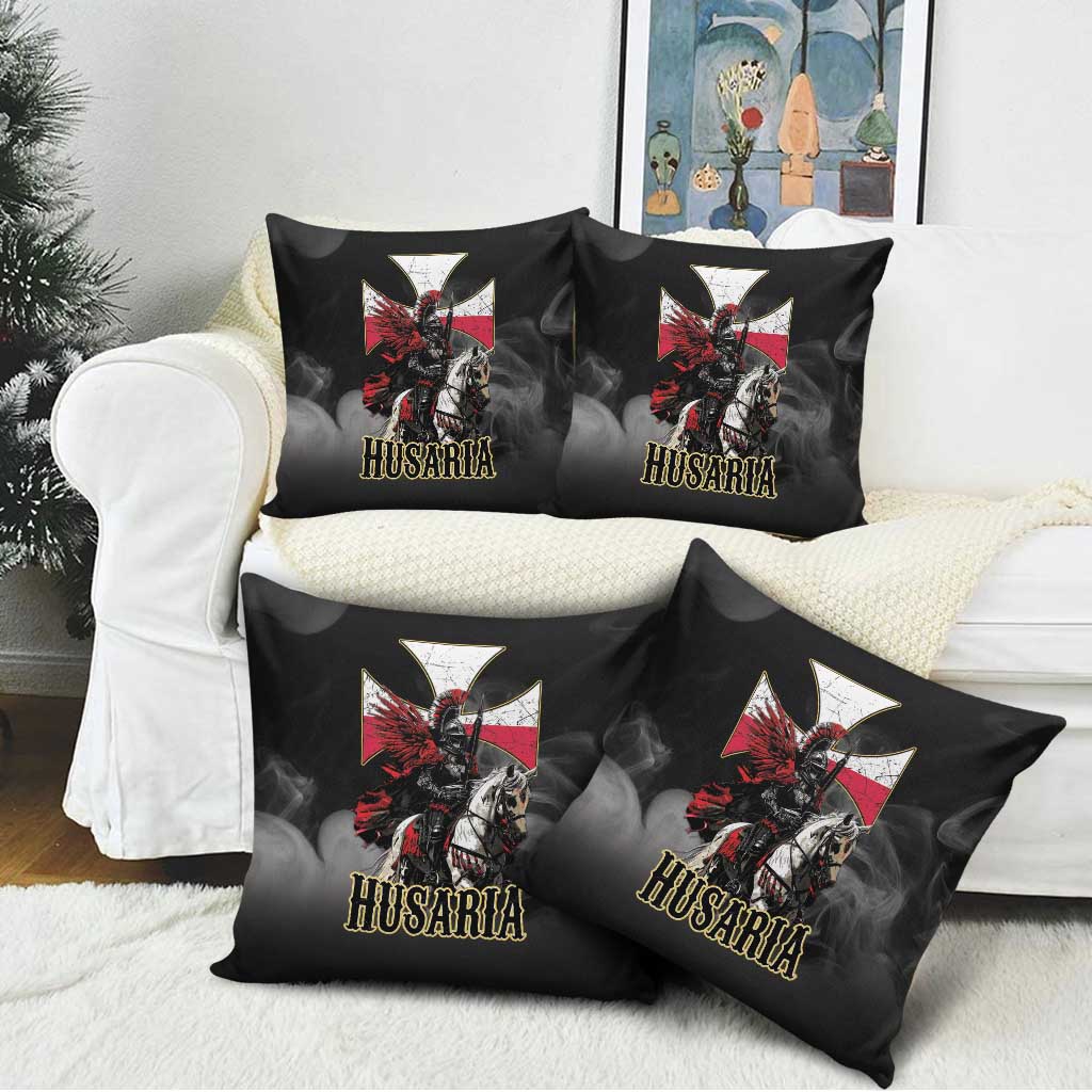 Polish Winged Hussars Pillow Cover Husaria Poland Pride Knight Armor