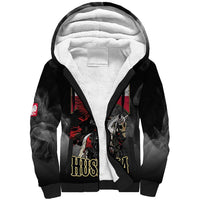 Polish Winged Hussars Sherpa Hoodie Husaria Poland Pride Knight Armor