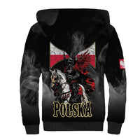 Polish Winged Hussars Sherpa Hoodie Husaria Poland Pride Knight Armor