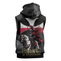 Polish Winged Hussars Sleeveless Hoodie Husaria Poland Pride Knight Armor