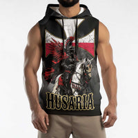 Polish Winged Hussars Sleeveless Hoodie Husaria Poland Pride Knight Armor