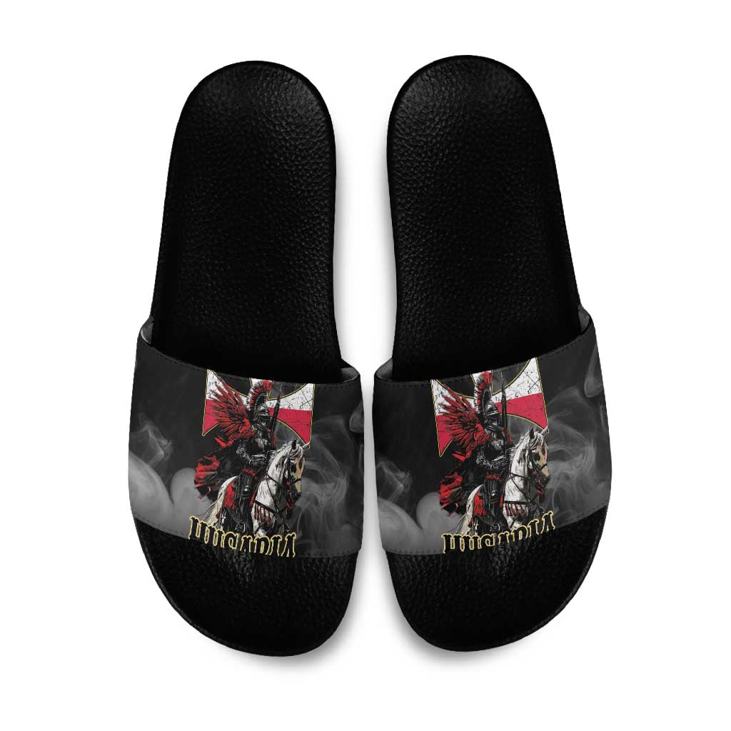 Polish Winged Hussars Slide Sandals Husaria Poland Pride Knight Armor