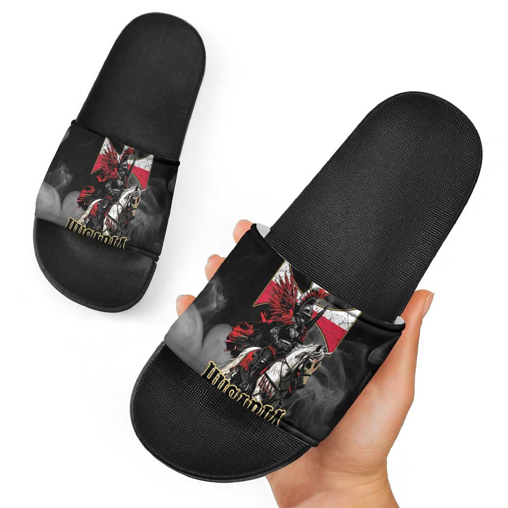 Polish Winged Hussars Slide Sandals Husaria Poland Pride Knight Armor