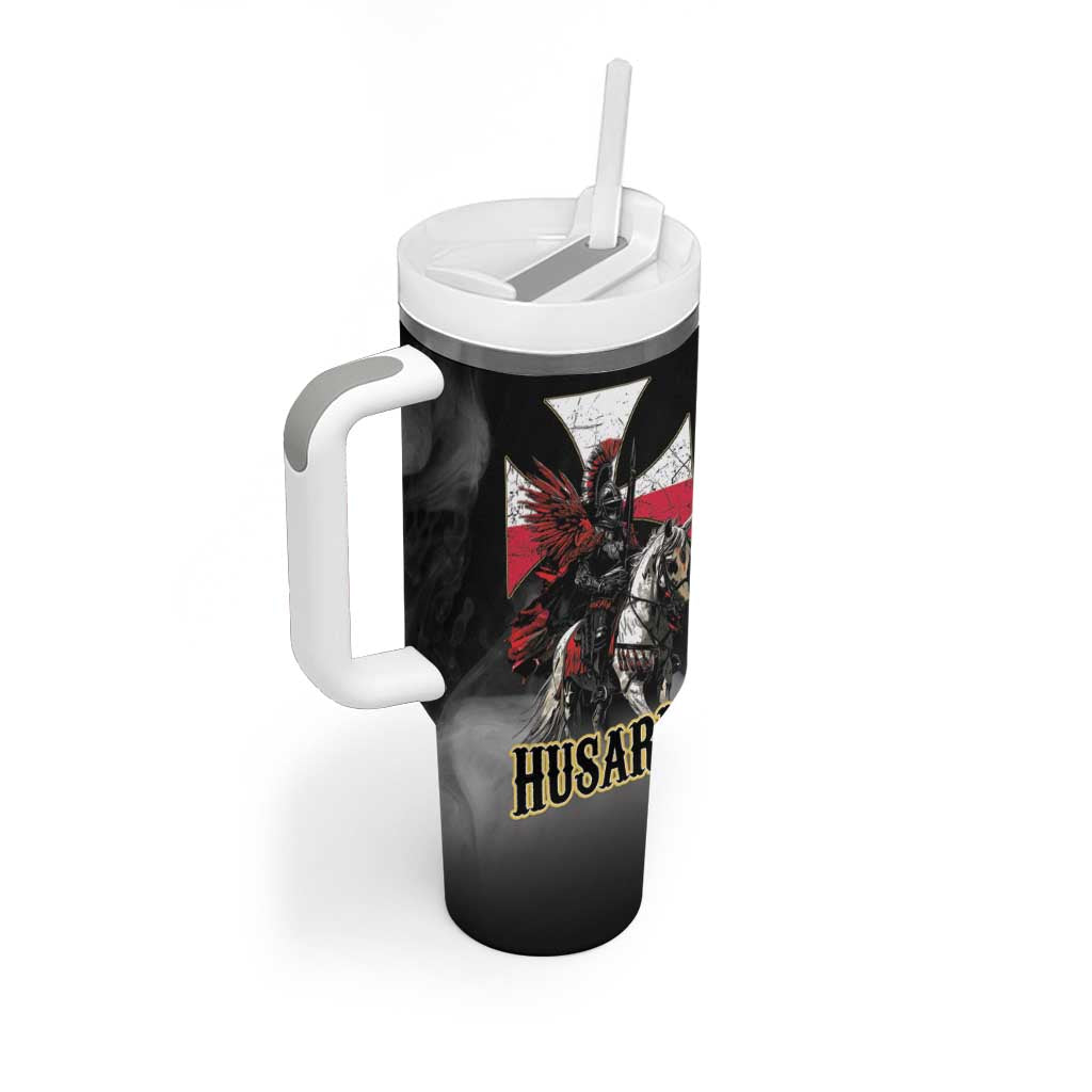 Polish Winged Hussars Tumbler With Handle Husaria Poland Pride Knight Armor