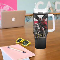 Polish Winged Hussars Tumbler With Handle Husaria Poland Pride Knight Armor
