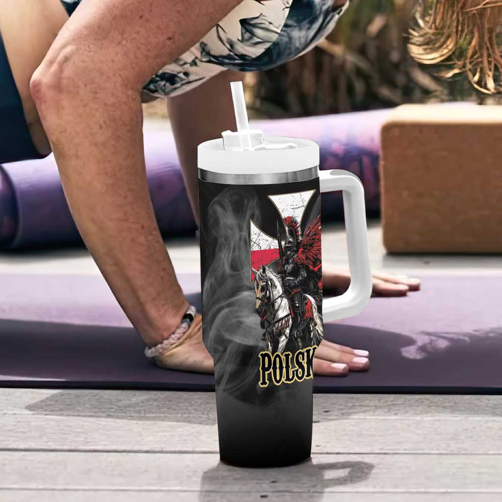 Polish Winged Hussars Tumbler With Handle Husaria Poland Pride Knight Armor
