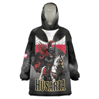 Polish Winged Hussars Wearable Blanket Hoodie Husaria Poland Pride Knight Armor