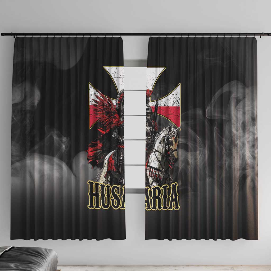 Polish Winged Hussars Window Curtain Husaria Poland Pride Knight Armor