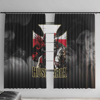 Polish Winged Hussars Window Curtain Husaria Poland Pride Knight Armor