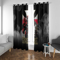 Polish Winged Hussars Window Curtain Husaria Poland Pride Knight Armor