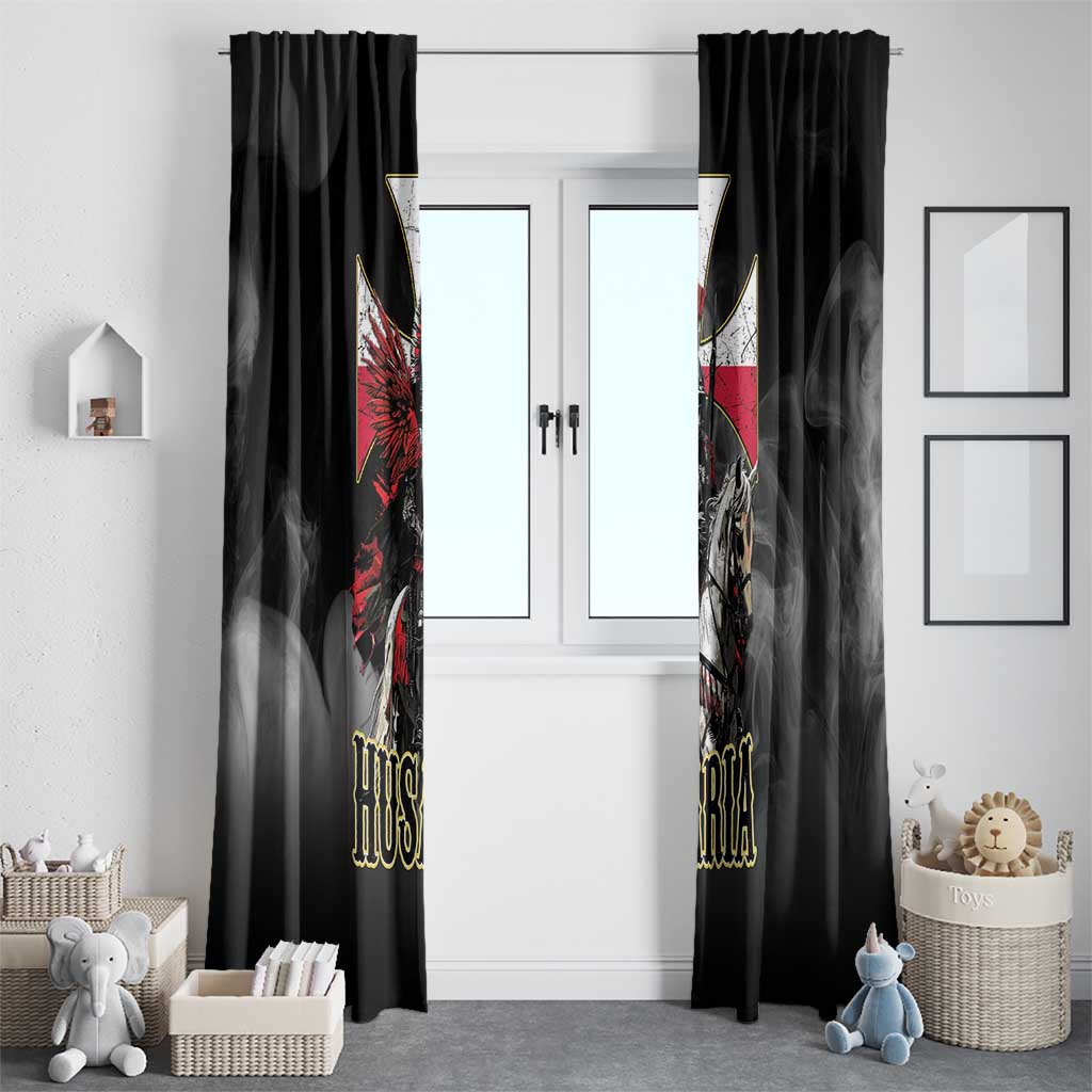 Polish Winged Hussars Window Curtain Husaria Poland Pride Knight Armor
