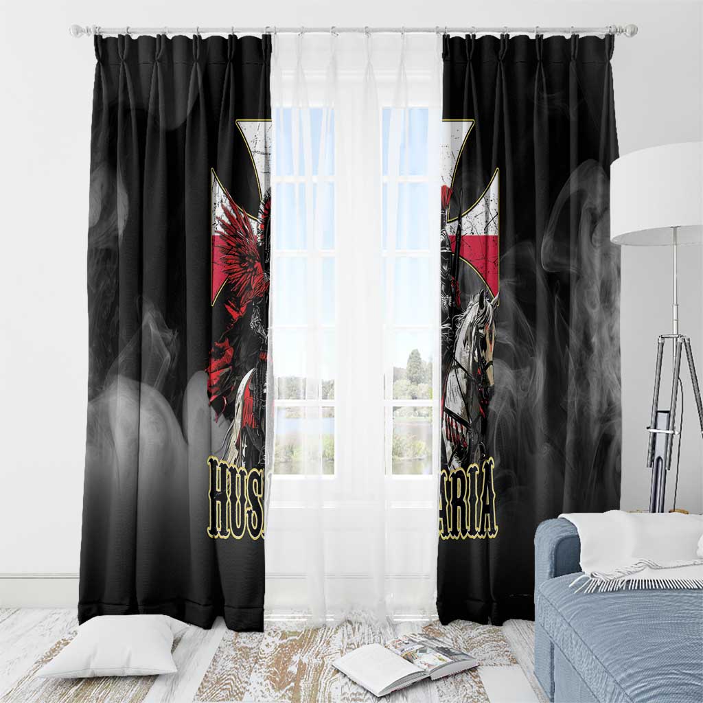 Polish Winged Hussars Window Curtain Husaria Poland Pride Knight Armor