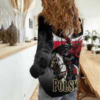 Polish Winged Hussars Women Casual Shirt Husaria Poland Pride Knight Armor