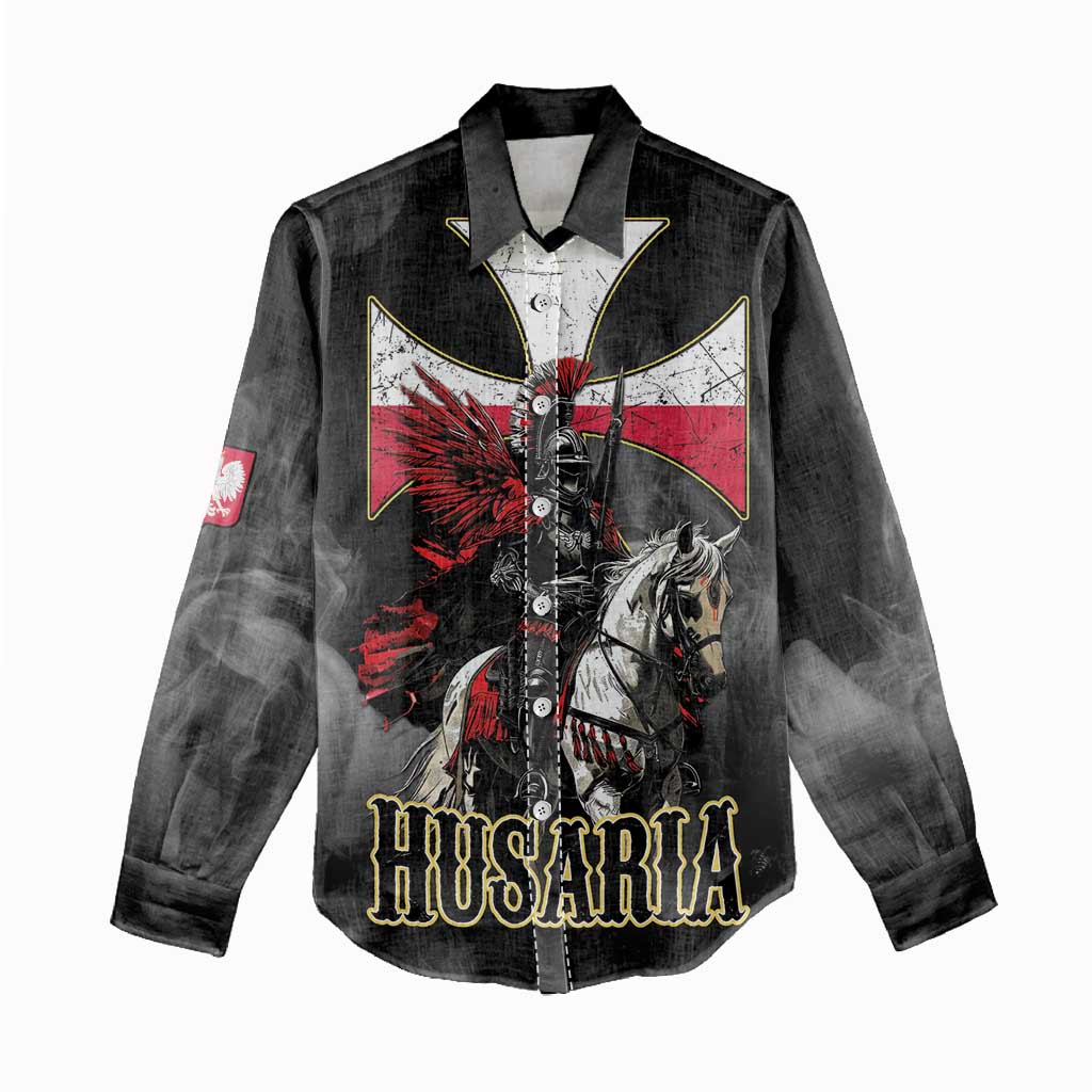 Polish Winged Hussars Women Casual Shirt Husaria Poland Pride Knight Armor