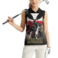 Polish Winged Hussars Women Sleeveless Polo Shirt Husaria Poland Pride Knight Armor
