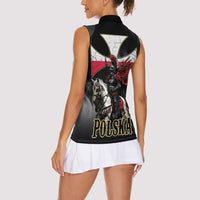 Polish Winged Hussars Women Sleeveless Polo Shirt Husaria Poland Pride Knight Armor