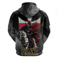 Polish Winged Hussars Zip Hoodie Husaria Poland Pride Knight Armor