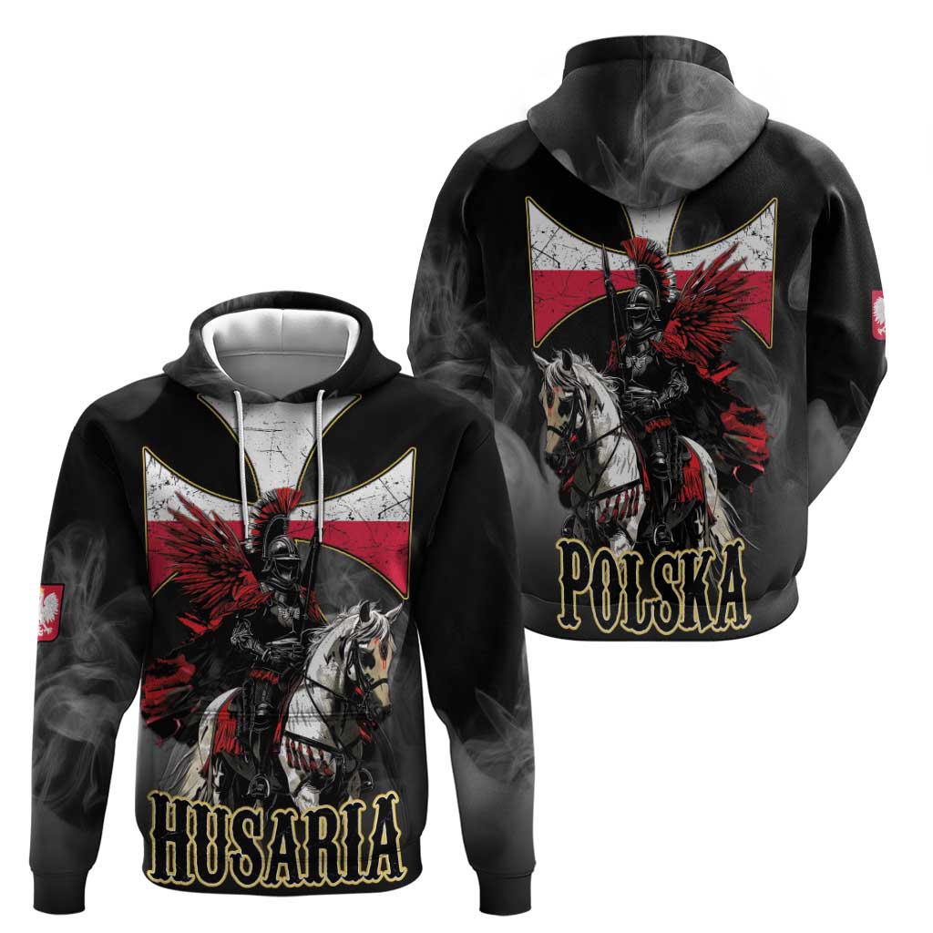 Polish Winged Hussars Zip Hoodie Husaria Poland Pride Knight Armor