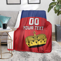 Custom Liechtenstein Football Blanket Come On The Blue-Reds