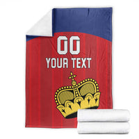 Custom Liechtenstein Football Blanket Come On The Blue-Reds