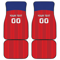 Custom Liechtenstein Football Car Mats Come On The Blue-Reds