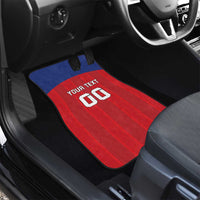 Custom Liechtenstein Football Car Mats Come On The Blue-Reds
