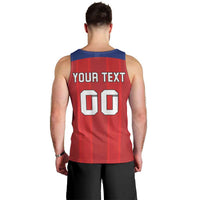 Custom Liechtenstein Football Men Tank Top Come On The Blue-Reds
