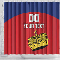 Custom Liechtenstein Football Shower Curtain Come On The Blue-Reds