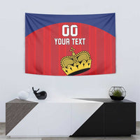 Custom Liechtenstein Football Tapestry Come On The Blue-Reds