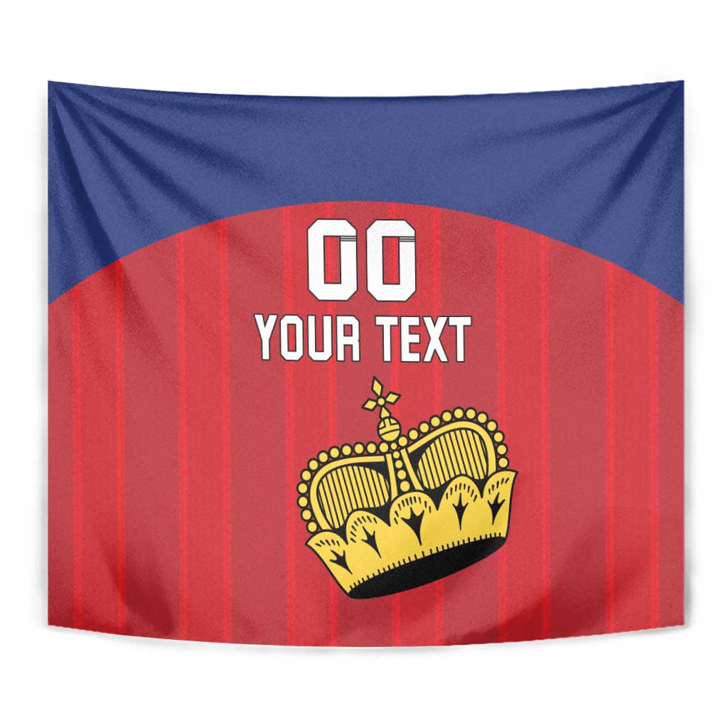 Custom Liechtenstein Football Tapestry Come On The Blue-Reds
