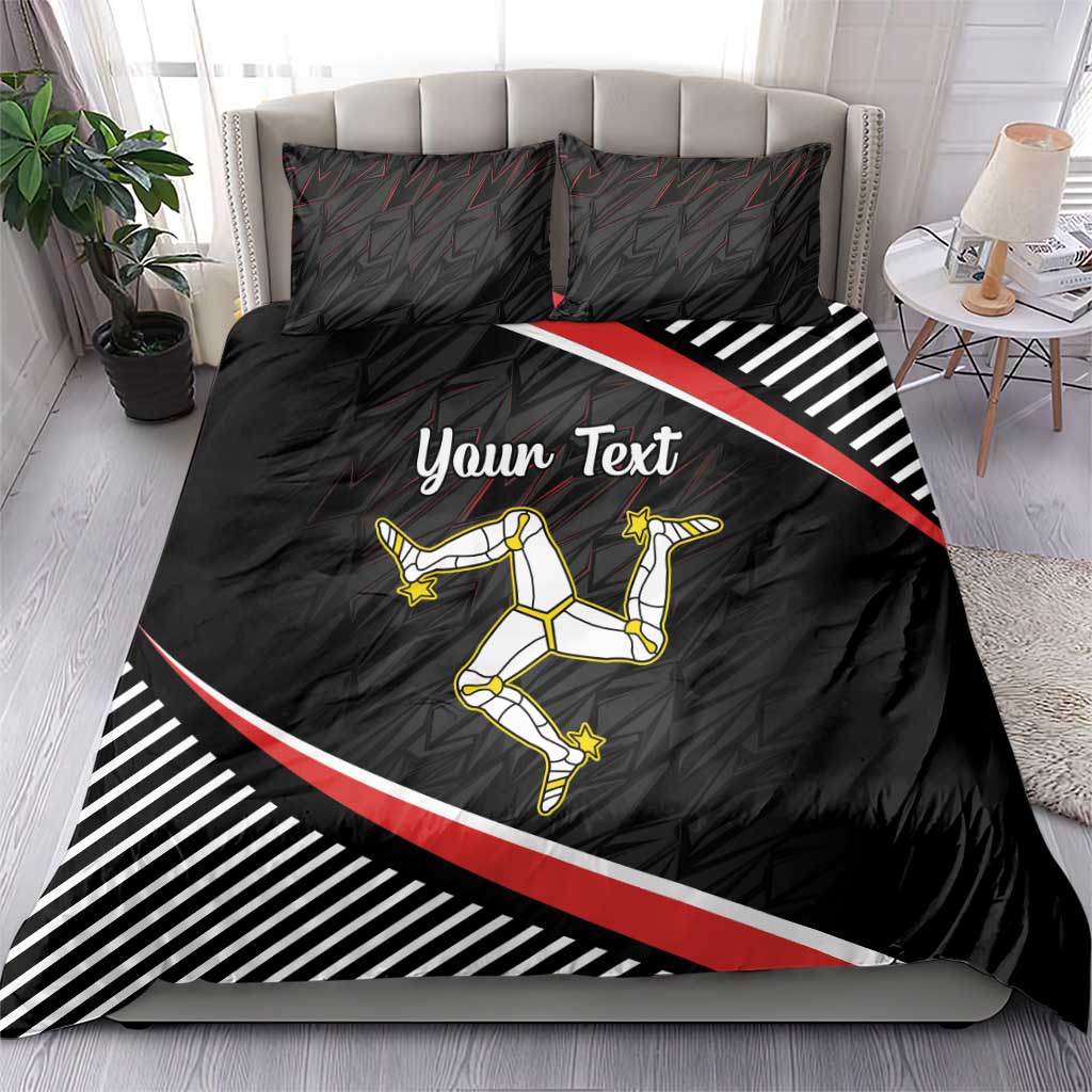 Personalized Isle of Man Bedding Set Quocunque Jeceris Stabit