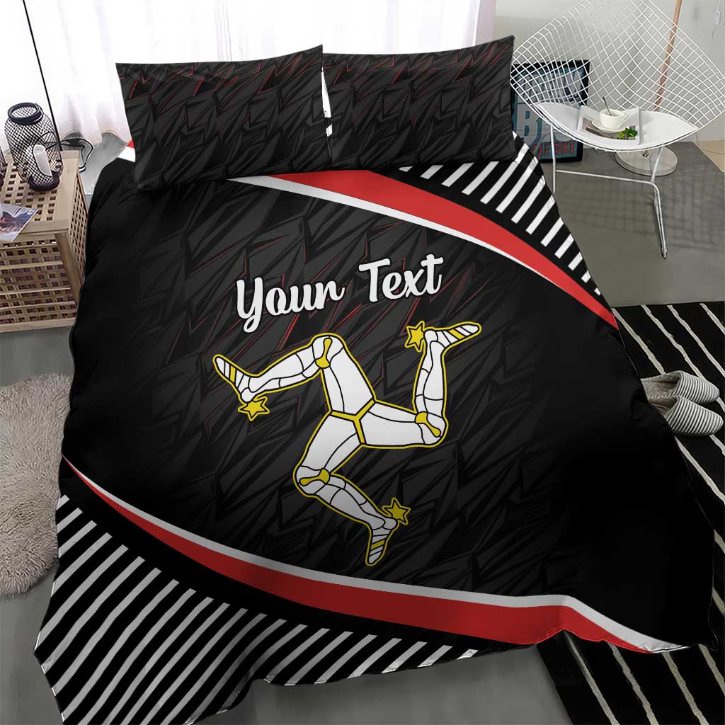Personalized Isle of Man Bedding Set Quocunque Jeceris Stabit