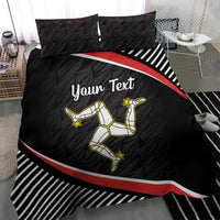 Personalized Isle of Man Bedding Set Quocunque Jeceris Stabit