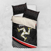Personalized Isle of Man Bedding Set Quocunque Jeceris Stabit