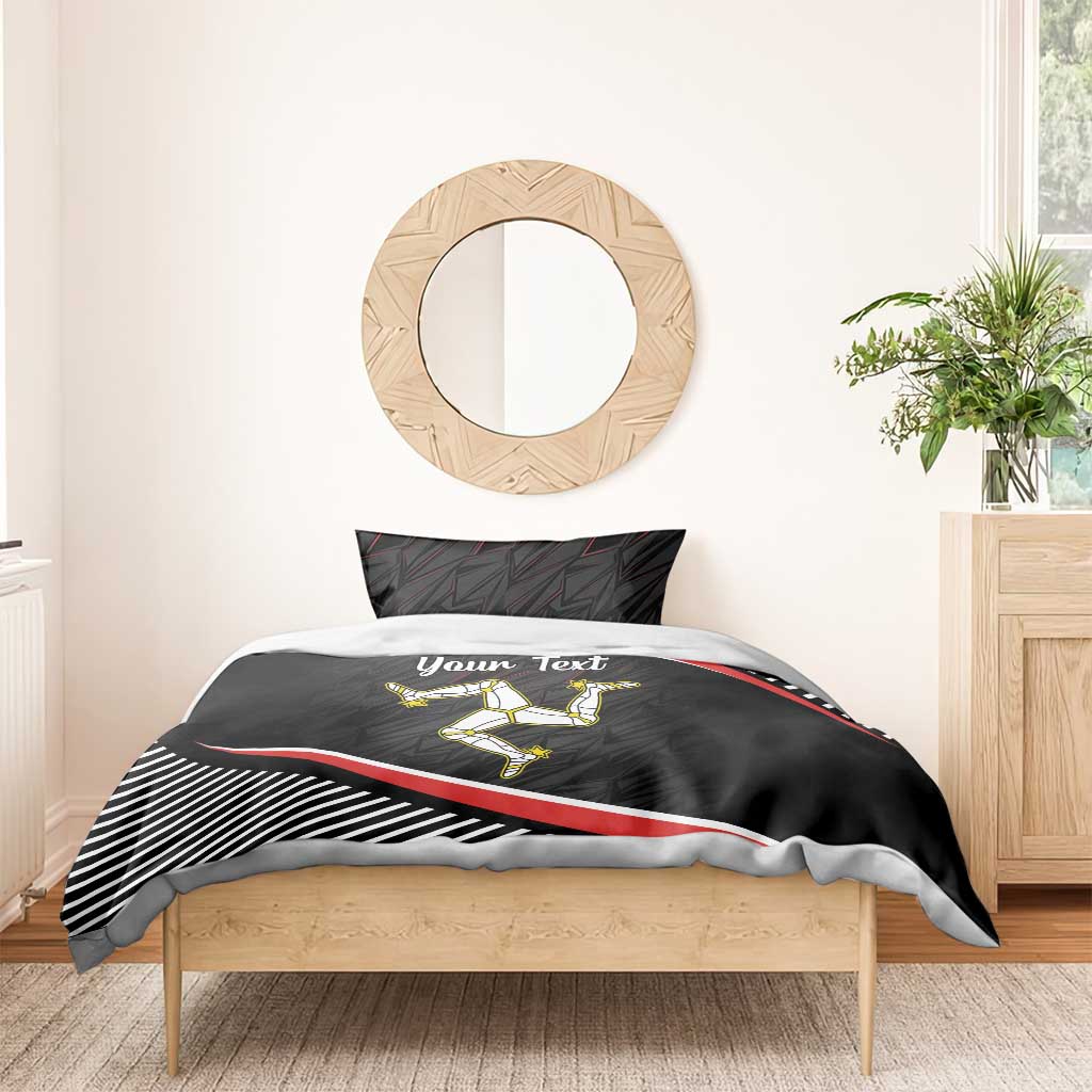Personalized Isle of Man Bedding Set Quocunque Jeceris Stabit