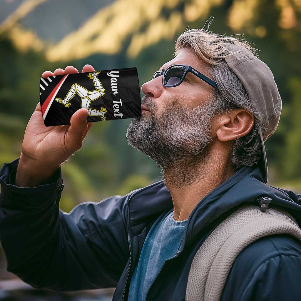 Personalized Isle of Man 4 in 1 Can Cooler Tumbler Quocunque Jeceris Stabit