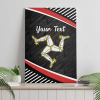 Personalized Isle of Man Canvas Wall Art Quocunque Jeceris Stabit