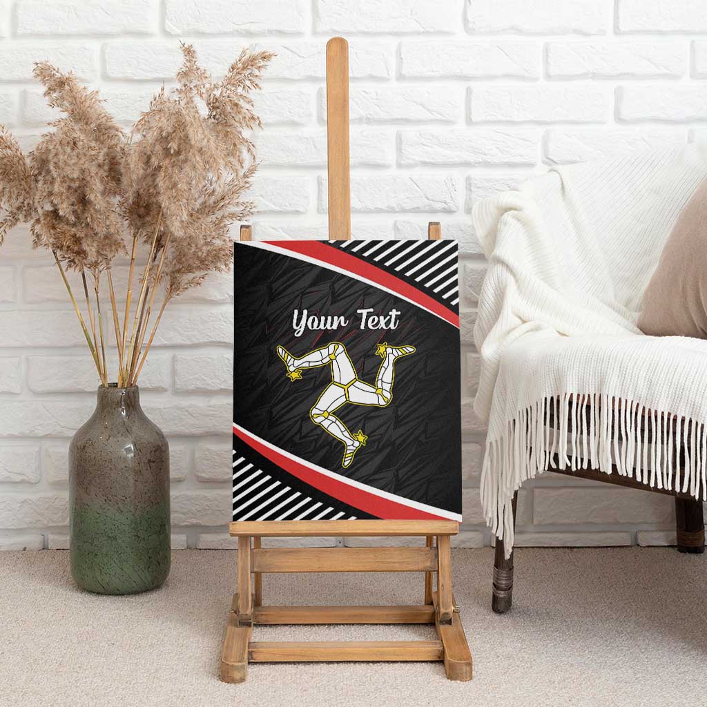 Personalized Isle of Man Canvas Wall Art Quocunque Jeceris Stabit